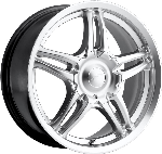 chrome rims, custom rims fury 269 Silver